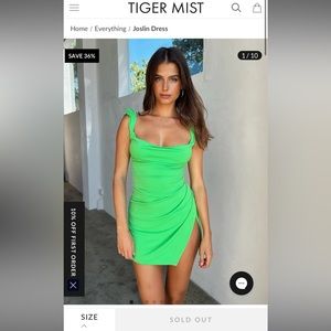 Tiger Mist Mini Dress